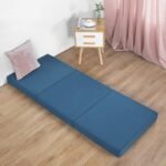 Relax Comfort Foldable Floor Mattress 180*60*10cm Compressed Memory Foam - Portable Guest Bed for Home, Travel & Camping - Space-Saving, Comfortable & Easy to Store - Turquoise