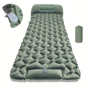 Waterproof Foldable Inflatable Floor Mattress 200 × 70 × 2 cm | Portable Sleeping Mat for Home, Travel & Camping
