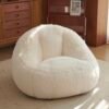Luxury Faux Fur Bean Bag Chair | Soft Plush Lounge Seat for Living Room, Bedroom & Gaming