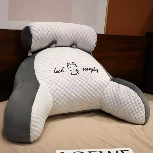 IMG_9371 Backrest Cushion 60×40 cm | Comfortable Support Pillow for Sofa, Bean Bag & Floor Seating