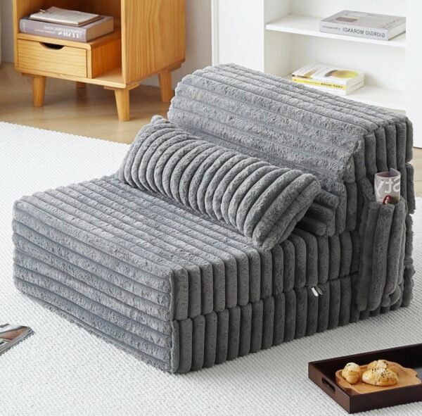Relax Comfort Foldable Floor Fur Mattress 200*73*13cm Compressed Memory Foam - Portable Guest Bed for Home, Travel & Camping - Space-Saving, Comfortable & Easy to Store