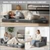 Relax Comfort Foldable Floor Fur Mattress 200*73*13cm Compressed Memory Foam - Portable Guest Bed for Home, Travel & Camping - Space-Saving, Comfortable & Easy to Store