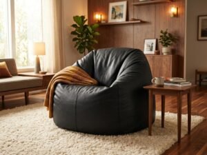 Leather-Style Bean Bag Chair 70×90 | Stylish Lounge Seat for Living Room, Bedroom & Gaming