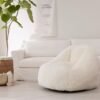 Luxury Faux Fur Bean Bag Chair | Soft Plush Lounge Seat for Living Room, Bedroom & Gaming