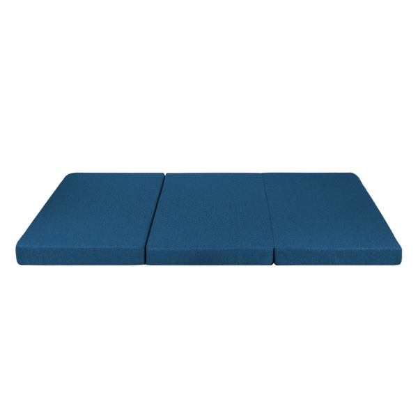 Relax Comfort Foldable Floor Mattress 180*120*10cm Compressed Memory Foam - Portable Guest Bed for Home, Travel & Camping - Space-Saving, Comfortable & Easy to Store - Turquoise