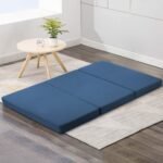 Relax Comfort Foldable Floor Mattress 180*120*10cm Compressed Memory Foam - Portable Guest Bed for Home, Travel & Camping - Space-Saving, Comfortable & Easy to Store - Turquoise