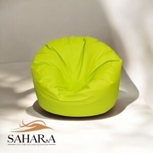 Comfortable & Stylish Bean Bag Chair – 90×70 cm – Ergonomic Floor Seating for Teens & Adults | Perfect for Home, Living Room, or Gaming – Great for Bringing Family & Friends Together (Lemon)