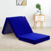 Relax Comfort Foldable Floor Mattress Water Proof 180*60*5cm Compressed Memory Foam - Portable Guest Bed for Home, Travel & Camping - Space-Saving, Comfortable & Easy to Store - Blue
