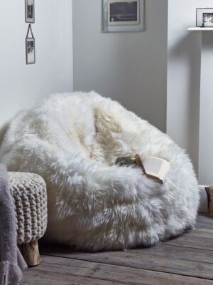 0d3010a2-604e-4bc4-a7e6-d9468eb1887e Luxury Faux Fur Bean Bag Chair 70*90 | Soft Plush Lounge Seat for Living Room, Bedroom & Gaming