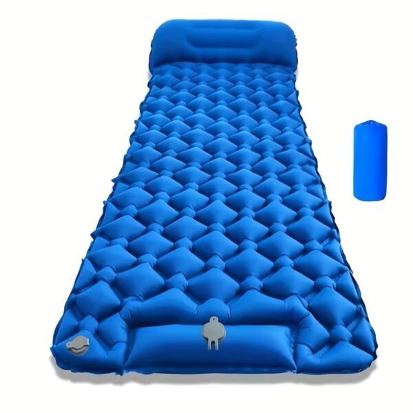 Waterproof Foldable Inflatable Floor Mattress 200 × 70 × 2 cm | Portable Sleeping Mat for Home, Travel & Camping