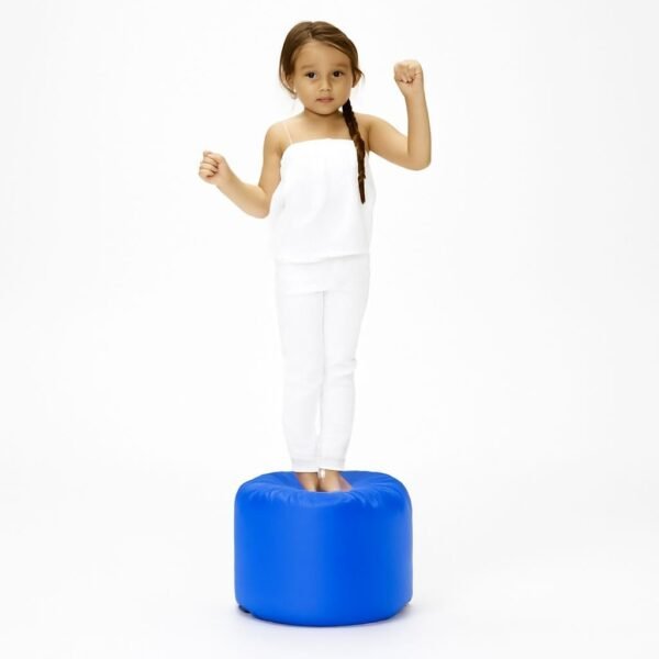 Lightweight Round Floor Pouf 35×45×35 cm – Multi-Purpose Floor Seat for Home & Relaxation