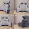 Changing_image_background_2K_20260924144740 Backrest Cushion 60×40 cm | Comfortable Support Pillow for Sofa, Bean Bag & Floor Seating
