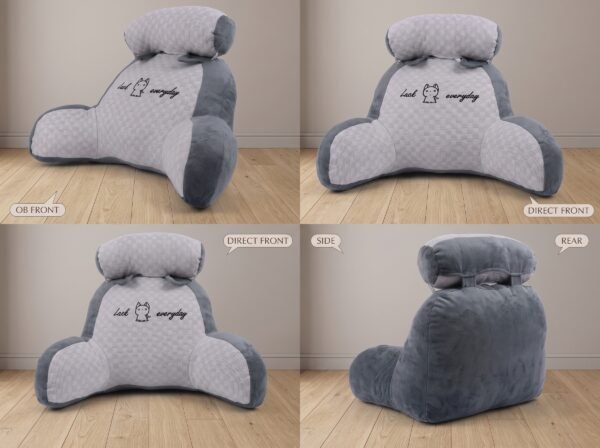 Changing_image_background_2K_20260924144740 Backrest Cushion 60×40 cm | Comfortable Support Pillow for Sofa, Bean Bag & Floor Seating