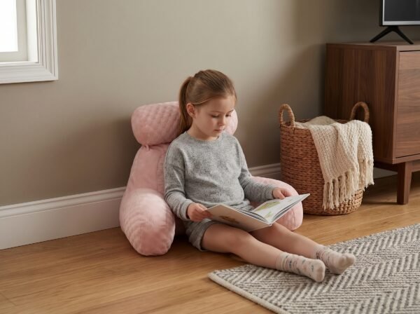 Reducing_product_size_dimensions_2K_20260924163522 Backrest Cushion 60×40 cm | Comfortable Support Pillow for Sofa, Bean Bag & Floor Seating
