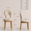 b779cc8e-0651-414a-819d-3bb2ad407901 Cloud Chair – Boucle Fabric & Natural Wood Legs | SA7ARA