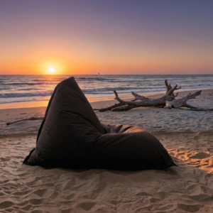Waterproof Banana Bean Bag 100×70 cm | Outdoor & Beach Lounge Chair